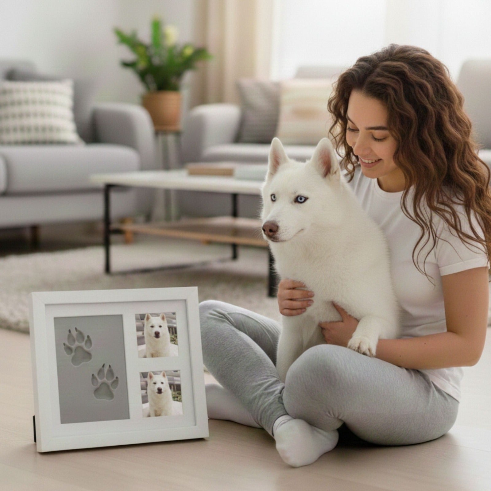 Pets Pawprint Clay Kit Frame